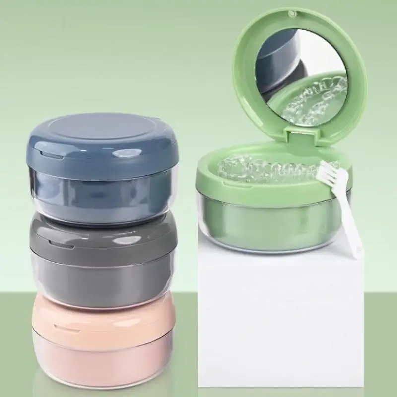 High Quality Double Layer Retainer Braces Storage Box Soaking Invisible Teeth Denture Cleaning Tooth Portable Storage Case
High Quality Double Layer Retainer Braces Storage Box Soaking Invisible Teeth Denture Cleaning Tooth Portable Storage Case