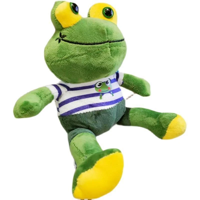 28CM Cartoon Striped Cute New Frog Plush Toy Kawaii Big Eye Frog Dollsperfect for Children's Festival Birthday Gifts 
28CM Cartoon Striped Cute New Frog Plush Toy Kawaii Big Eye Frog Dollsperfect for Children's Festival Birthday Gifts