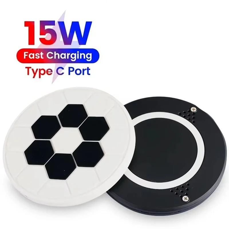 USB Type C Fast Charging Station For iPhone Xiaomi Huawei Android Phone Cartoon Football Wireless Charger Fast Charging Station
USB Type C Fast Charging Station For iPhone Xiaomi Huawei Android Phone Cartoon Football Wireless Charger Fast Charging Station
