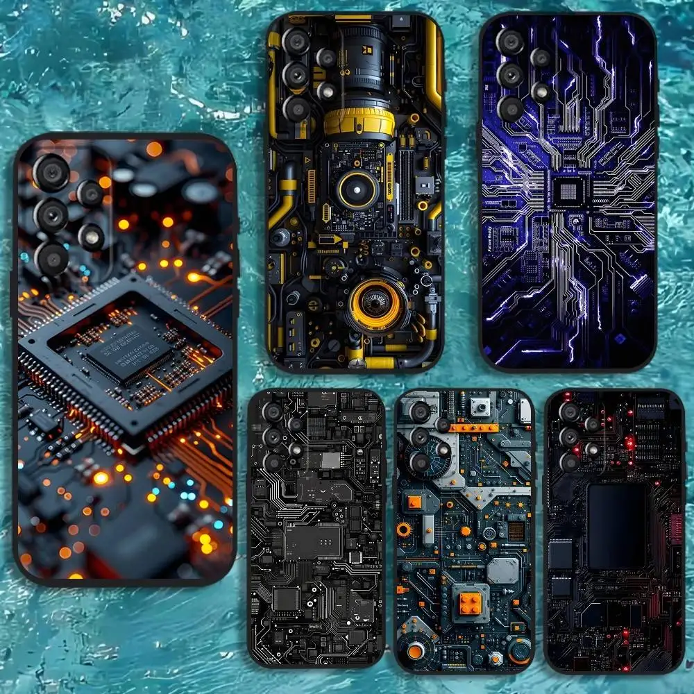 Circuit board technology AI Phone Case For Samsung Galaxy A20,A21s,A22,A31,A32,A52,A53,A72,73,A80 Soft Black Cover
Circuit board technology AI Phone Case For Samsung Galaxy A20,A21s,A22,A31,A32,A52,A53,A72,73,A80 Soft Black Cover