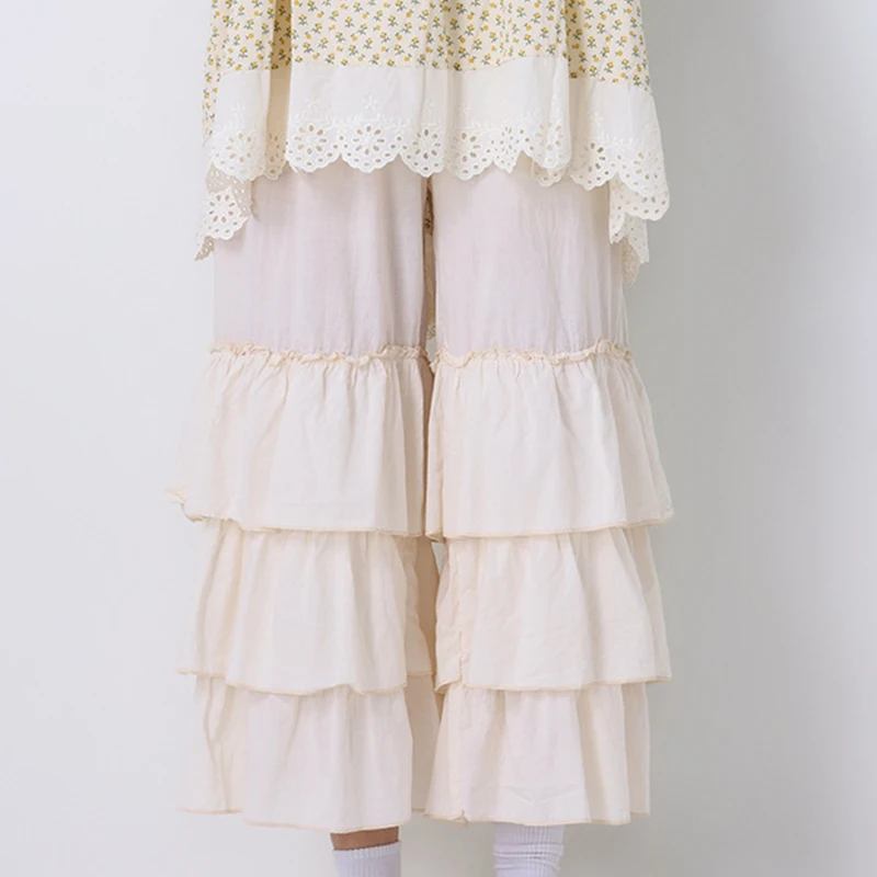 Spring Summer Mori Girl Sweet Pants Women Loose Comfortable Cotton Wide Leg Pants Bottom Female Kawaii Ankle-length Pants K072
Spring Summer Mori Girl Sweet Pants Women Loose Comfortable Cotton Wide Leg Pants Bottom Female Kawaii Ankle-length Pants K072