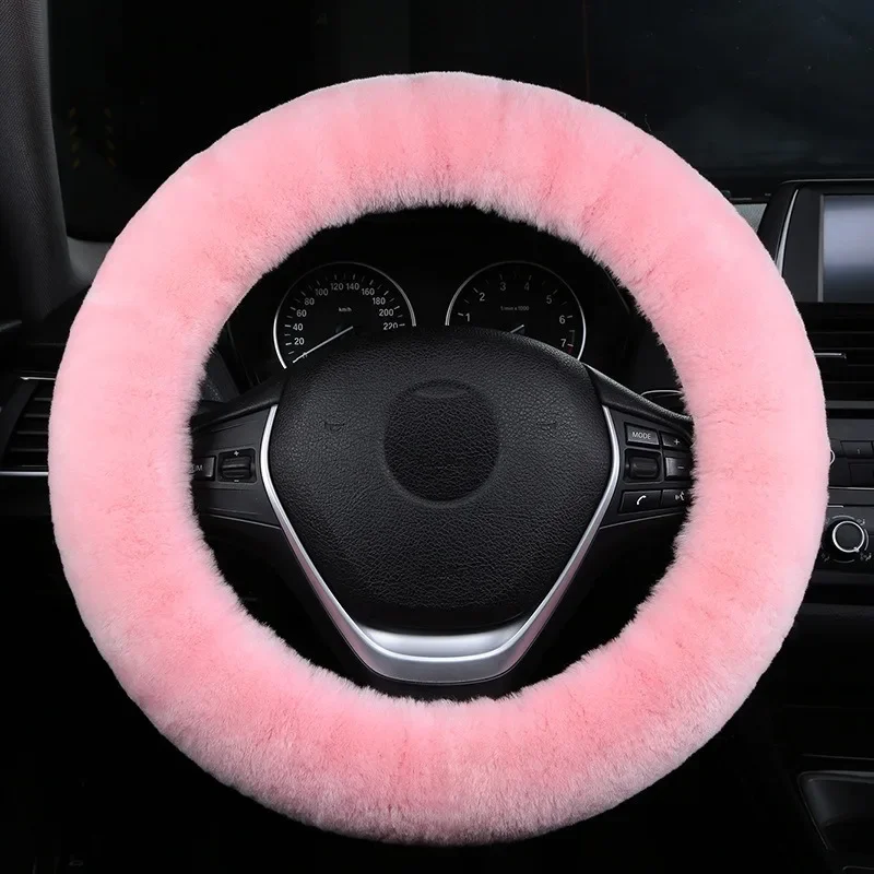 Universal 35-42cm Car Steering Wheel Cover Winter Fluffy Rabbit Hair Cover For Steering Wheel Heating Hands Car Steering Wrap
Universal 35-42cm Car Steering Wheel Cover Winter Fluffy Rabbit Hair Cover For Steering Wheel Heating Hands Car Steering Wrap