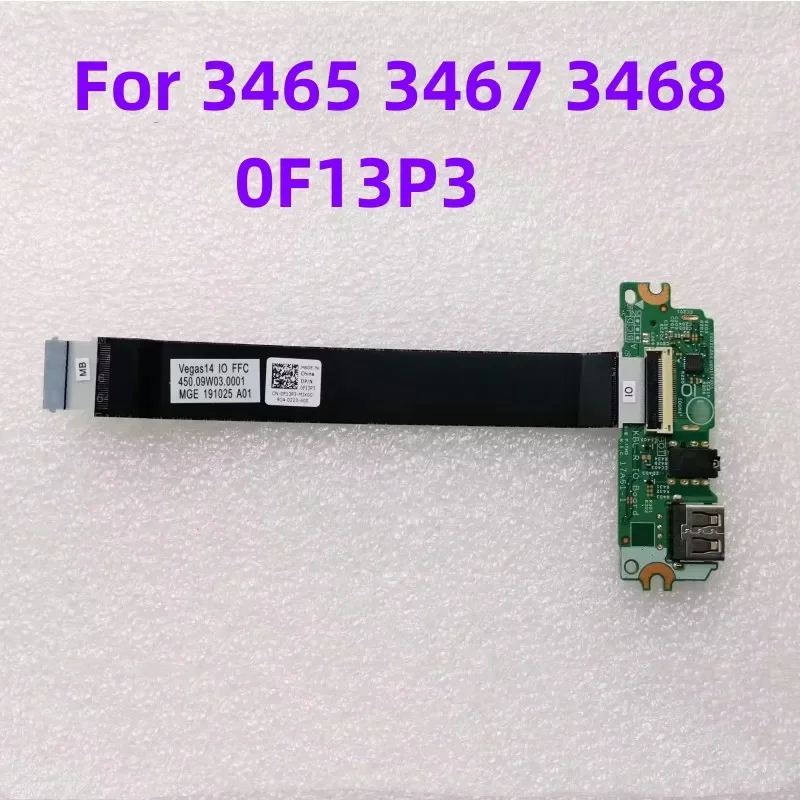 Оригинальная маленькая USB-плата для ноутбука 3465 3467 3468, аудиоплата 0F13P3 16A07-1
Оригинальная маленькая USB-плата для ноутбука 3465 3467 3468, аудиоплата 0F13P3 16A07-1