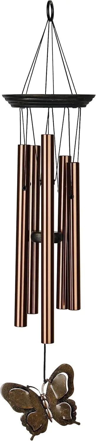 Small 21-Inch Bronze Aluminum Wind Chime with Light Airy Sound for Outdoor Garden Decor
Small 21-Inch Bronze Aluminum Wind Chime with Light Airy Sound for Outdoor Garden Decor