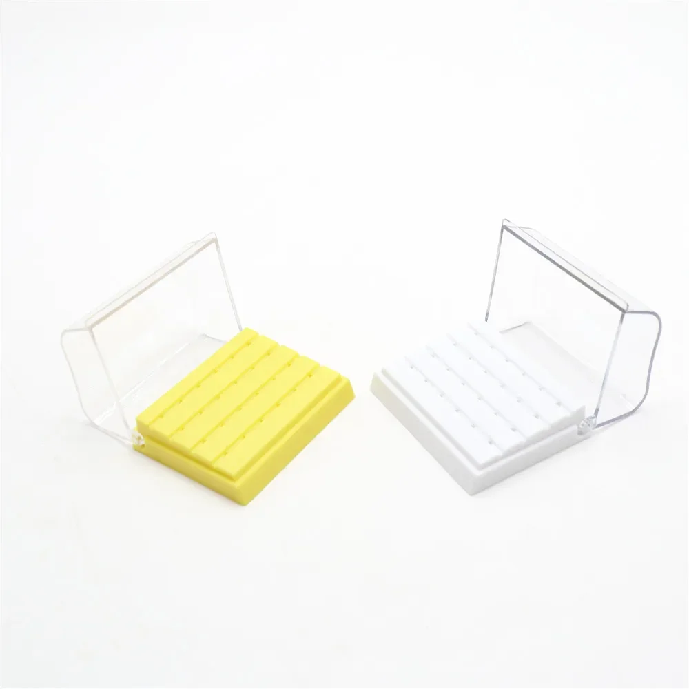24Holes Dental Plastic Burs Holders Dentist Bur Endo Files Holder Disinfection Carbide Block Drills Storage Case Box
24Holes Dental Plastic Burs Holders Dentist Bur Endo Files Holder Disinfection Carbide Block Drills Storage Case Box