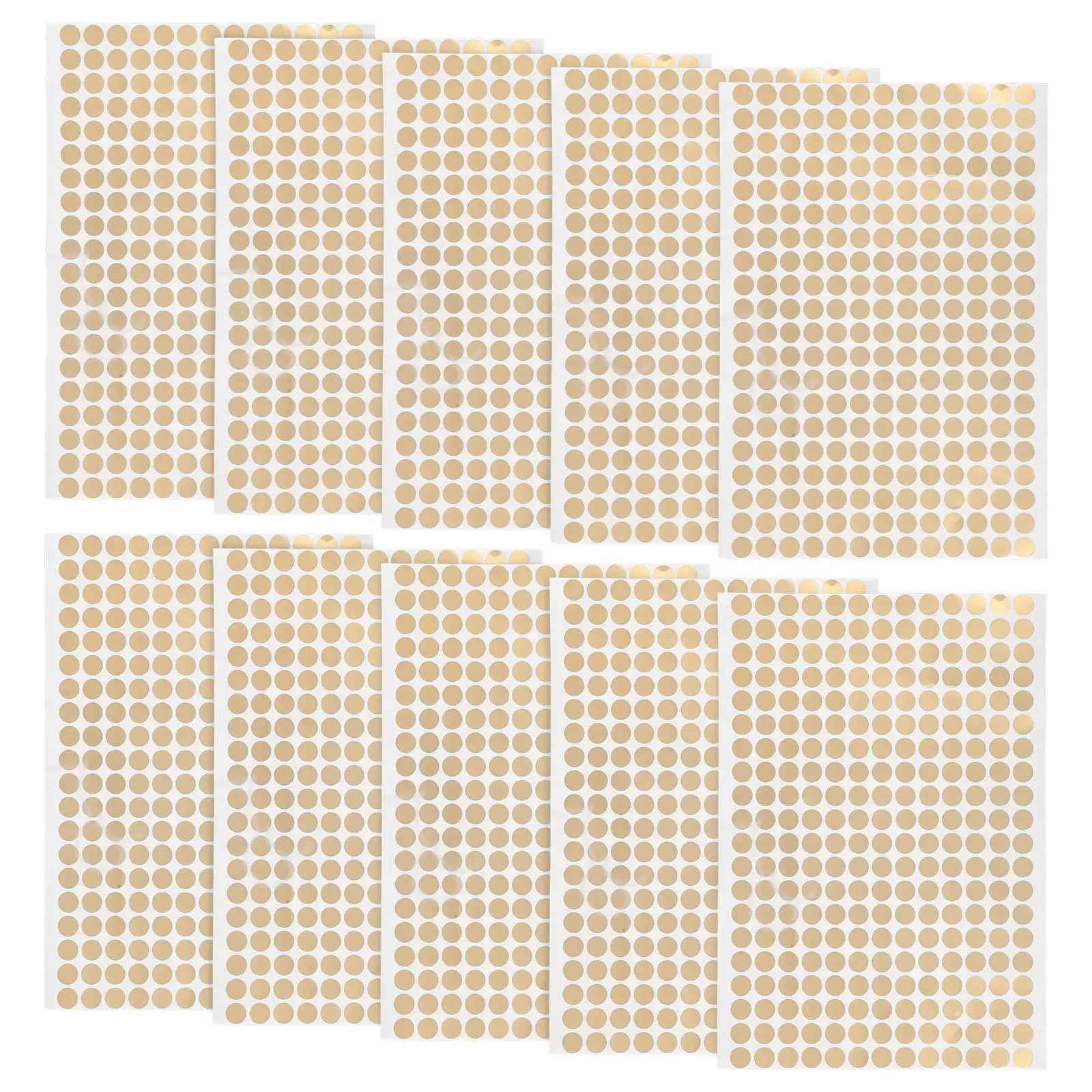 Round Copper Paper Labels 10 Sheets Gold Stickers Adhesive Dots for Sealing Gifts Envelopes Office Supplies Dot Coding Tags
Round Copper Paper Labels 10 Sheets Gold Stickers Adhesive Dots for Sealing Gifts Envelopes Office Supplies Dot Coding Tags