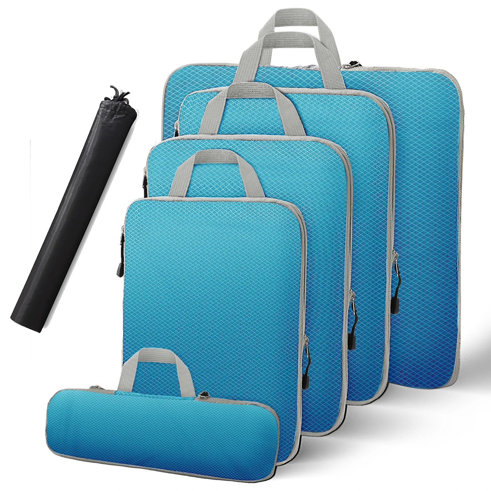5/6PCS Compressed Packing Cubes Travel Storage Organizer Set With Shoe Bag Mesh Visual Luggage Portable Lightweight Suitcase Bag
5/6PCS Compressed Packing Cubes Travel Storage Organizer Set With Shoe Bag Mesh Visual Luggage Portable Lightweight Suitcase Bag