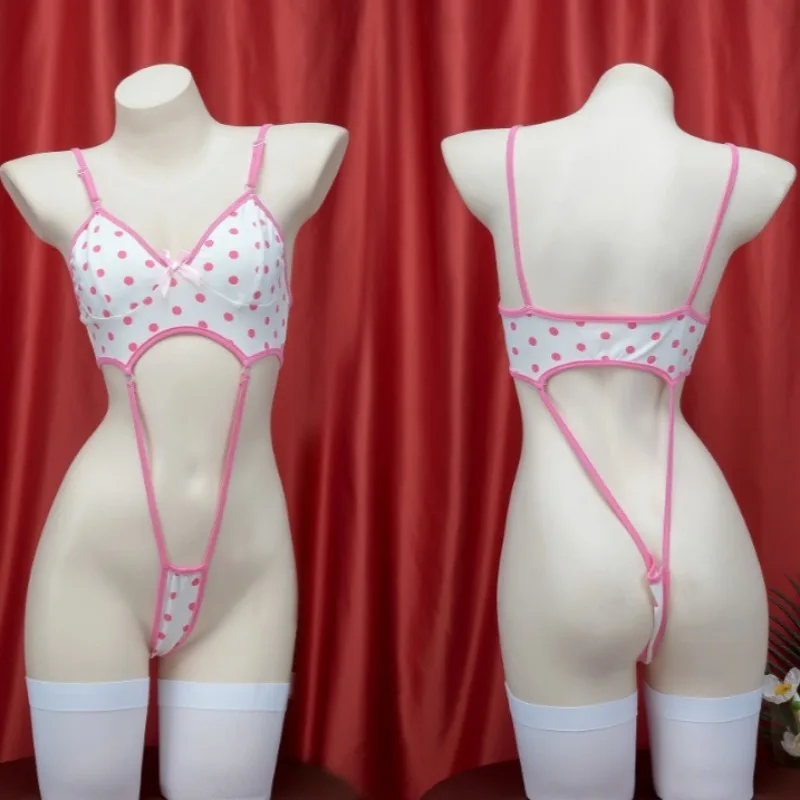 New Exotic Bodysuits Girls Dot Printed Sexy Lingerie Camisole Bodysuit Pajamas Nightgown Women's Slim Fit Bikini Tight Underwear
New Exotic Bodysuits Girls Dot Printed Sexy Lingerie Camisole Bodysuit Pajamas Nightgown Women's Slim Fit Bikini Tight Underwear