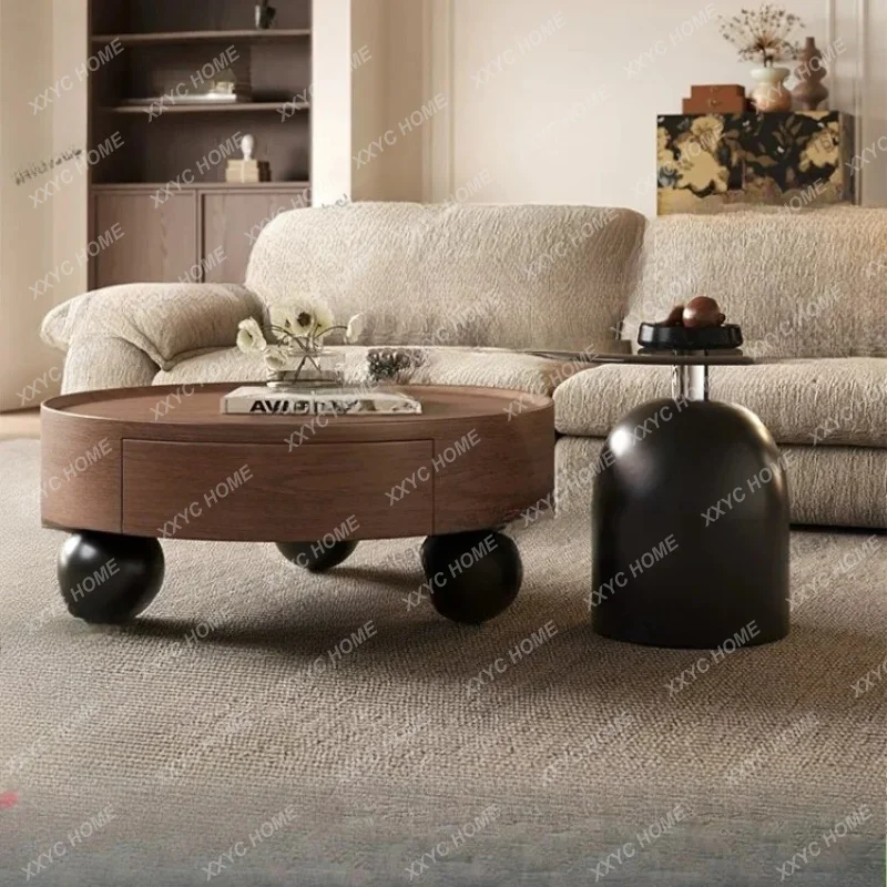 Coffee table medieval retro style household living room small apartment round coffee table
Coffee table medieval retro style household living room small apartment round coffee table