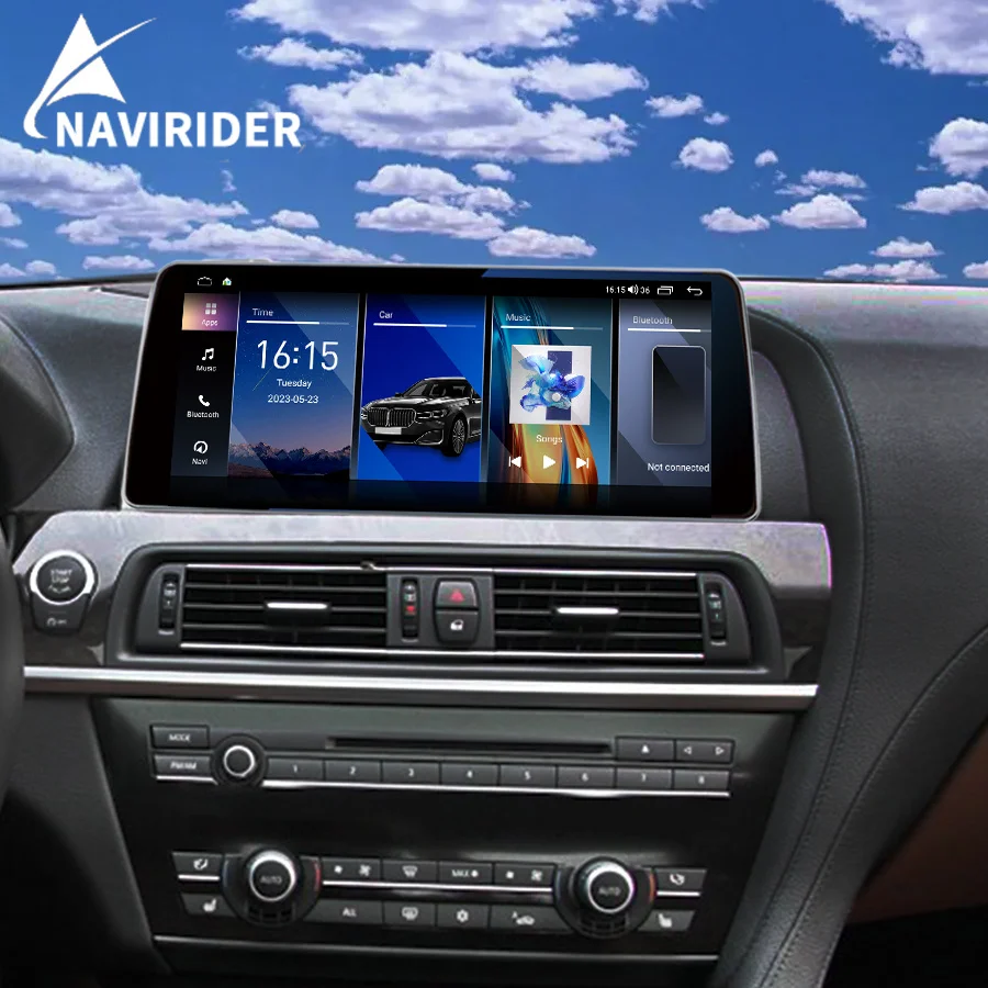 Автомагнитола 12,3 дюймов, 8 + 256 дюймов, Android 13, GPS-навигатор для BMW 6 серии F06 F12 F13, автомобильный мультимедийный плеер с сенсорным экраном Qled
Автомагнитола 12,3 дюймов, 8 + 256 дюймов, Android 13, GPS-навигатор для BMW 6 серии F06 F12 F13, автомобильный мультимедийный плеер с сенсорным экраном Qled