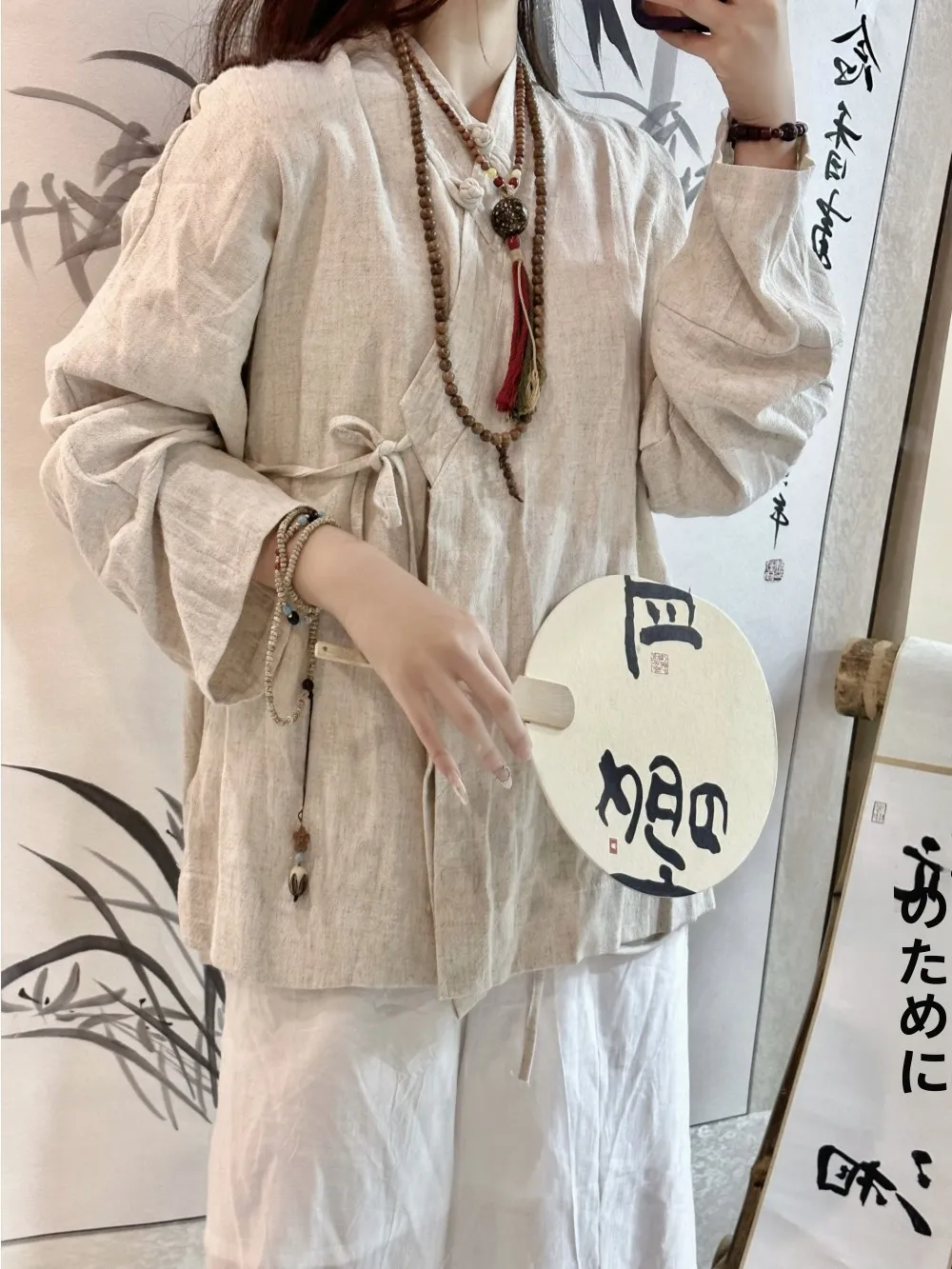 Retro Vintage Monochromatic Women's Shirt Set with Button Design Cotton Linen Blend Spring Summer New Style Two-Piece Tea Cos...
Retro Vintage Monochromatic Women's Shirt Set with Button Design Cotton Linen Blend Spring Summer New Style Two-Piece Tea Cos...