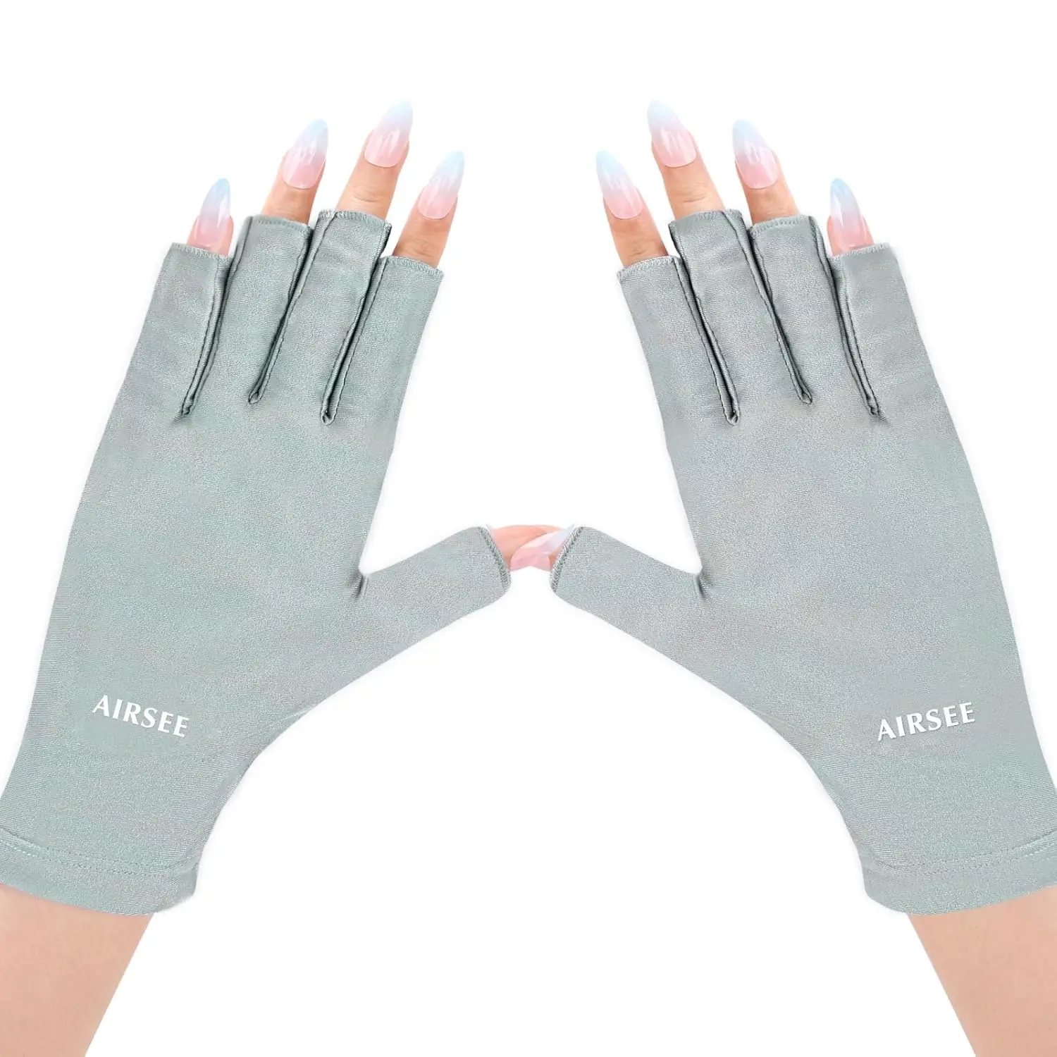 UPF50+ UV Protection Gloves for Nail Lamp, Fingerless Manicure Gloves Shield Skin from Sun & UV Light (Mint Green)
UPF50+ UV Protection Gloves for Nail Lamp, Fingerless Manicure Gloves Shield Skin from Sun & UV Light (Mint Green)