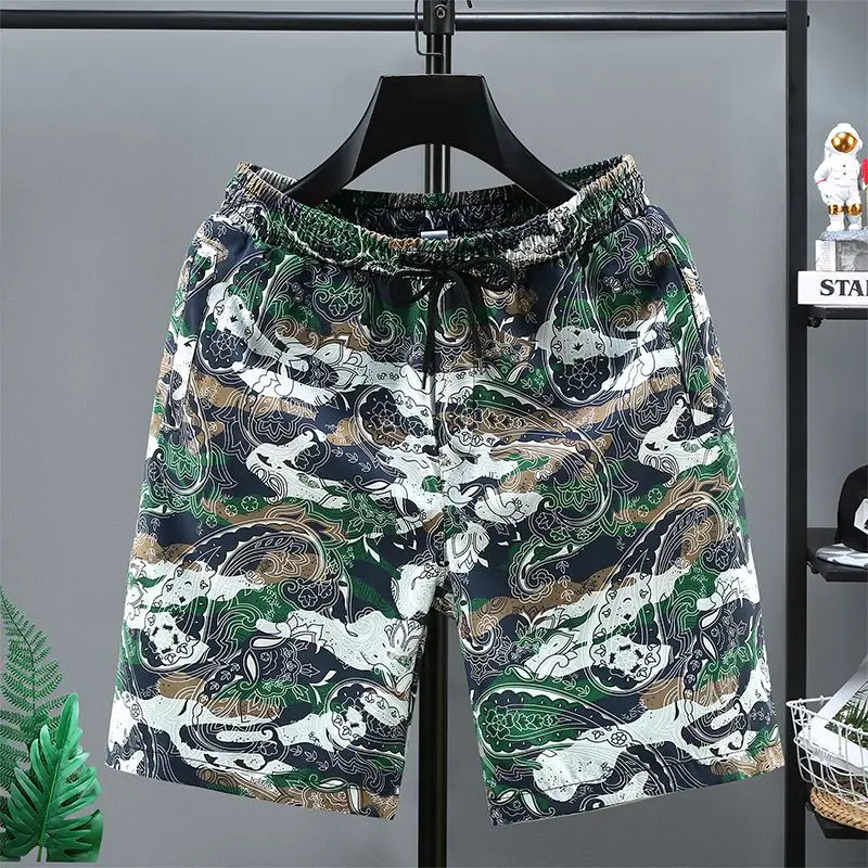 Men's Summer Camouflage Shorts Quick Dry Ice Silk 5 Inch Casual Beach Pants Loose Fit Streetwear for Teenagers
Men's Summer Camouflage Shorts Quick Dry Ice Silk 5 Inch Casual Beach Pants Loose Fit Streetwear for Teenagers