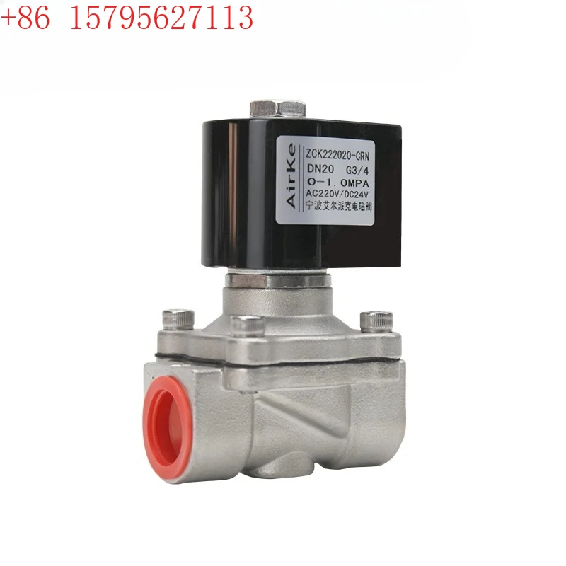 Electromagnetic valve made of stainless steel material, AC DC universal type, for water and air use, 4/6/1 inch
Electromagnetic valve made of stainless steel material, AC DC universal type, for water and air use, 4/6/1 inch