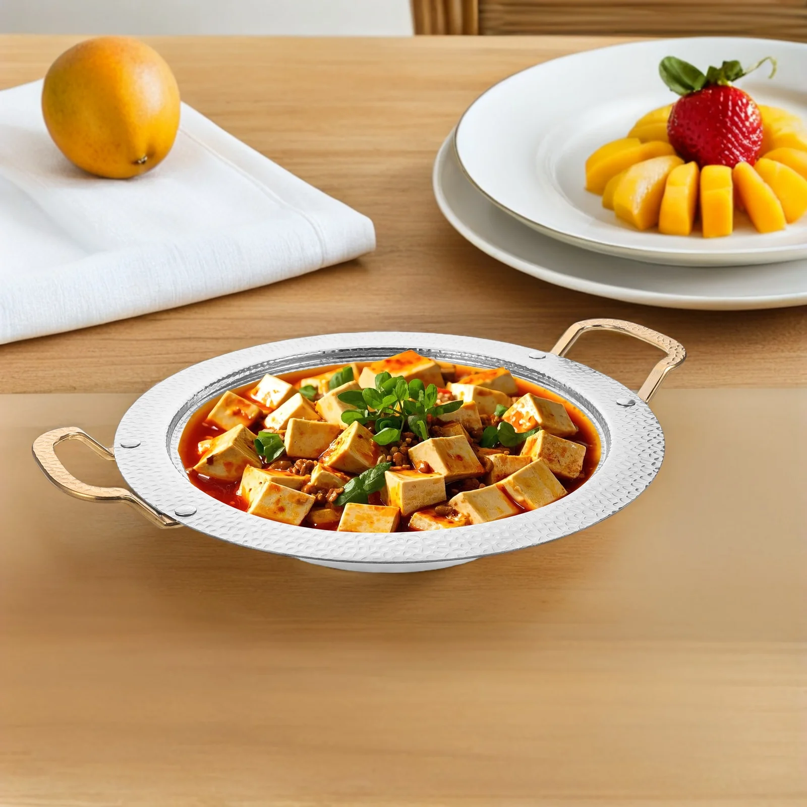 1pcs Outdoor Stainless Steel Pot Lightweight Portable Camping Cookware For Hot Pot Seafood Noodle Cooking Double Handle
1pcs Outdoor Stainless Steel Pot Lightweight Portable Camping Cookware For Hot Pot Seafood Noodle Cooking Double Handle