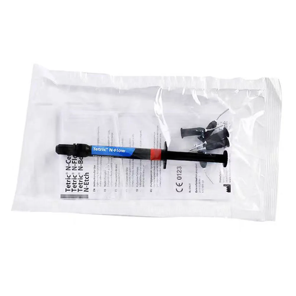 Original Ivoclar Tetric N-Flow Flowable Nano-Hybrid Composite Resin 2g Light Cure Radiopaque Dental Restorative Filling Syringe
Original Ivoclar Tetric N-Flow Flowable Nano-Hybrid Composite Resin 2g Light Cure Radiopaque Dental Restorative Filling Syringe