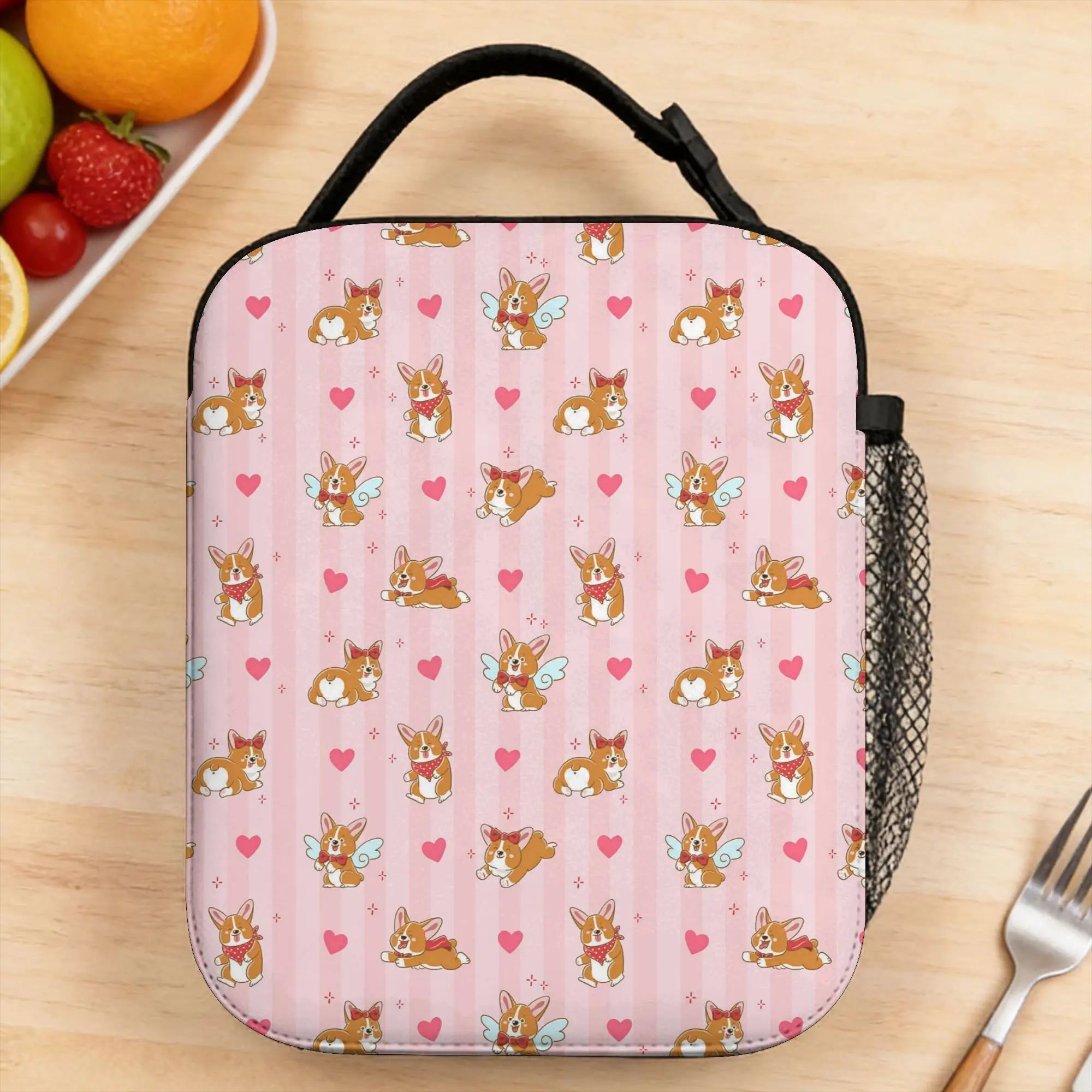 Cute Happy Corgi Dog Animal Cartoon (2) Lunch Bag For Unisex Office Print Lunch Box Leisure Oxford Tote Food Bags
Cute Happy Corgi Dog Animal Cartoon (2) Lunch Bag For Unisex Office Print Lunch Box Leisure Oxford Tote Food Bags