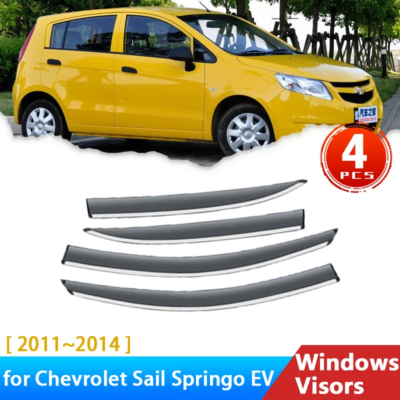 Deflectors for Chevrolet Sail Hatch Springo EV 2011~2014 Accessories Car Window Visor Awing Trim Windshield Grands Rain Eyebrow
Deflectors for Chevrolet Sail Hatch Springo EV 2011~2014 Accessories Car Window Visor Awing Trim Windshield Grands Rain Eyebrow