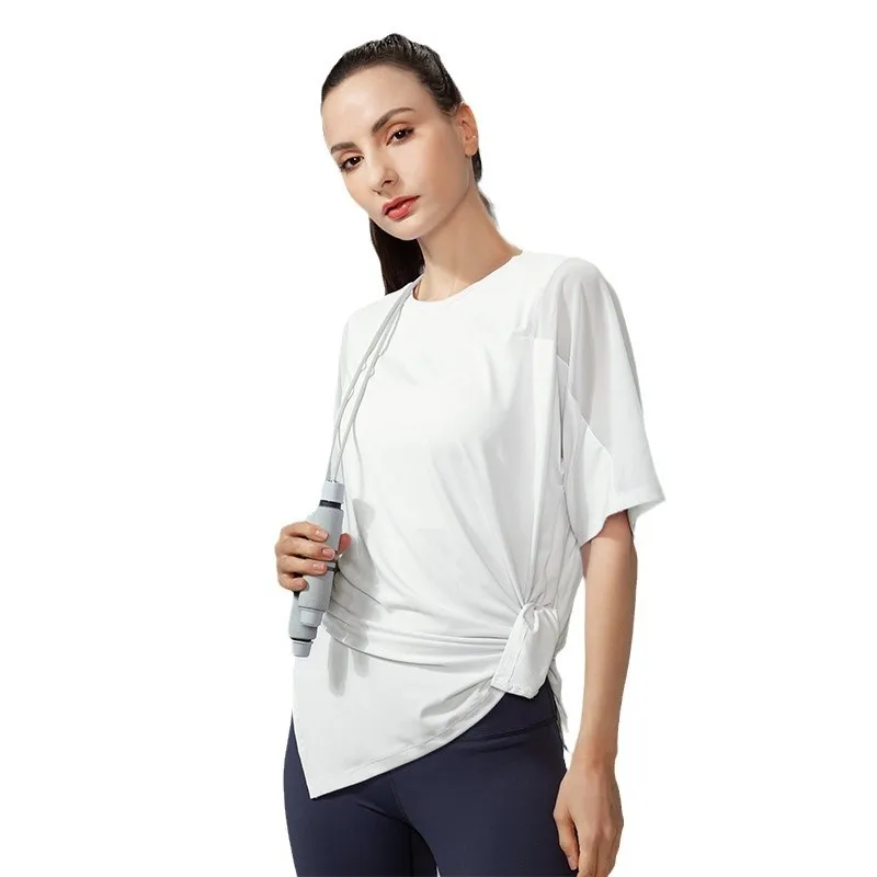2026 New Plus Size Women Quick Dry Short Sleeve T shirt Mesh Loose Top Running Fitness Yoga Wear For Spring Summer
2026 New Plus Size Women Quick Dry Short Sleeve T shirt Mesh Loose Top Running Fitness Yoga Wear For Spring Summer