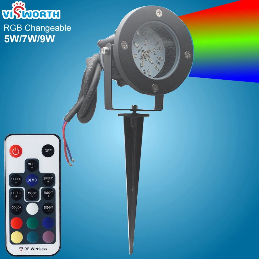 5W 7W 9W Led Garden Light Ip65 Rainproof Led Lawn Lamps Rgb Remote 12V Outdoor LED Spike Light SMD5730 Path Landscape Lights
5W 7W 9W Led Garden Light Ip65 Rainproof Led Lawn Lamps Rgb Remote 12V Outdoor LED Spike Light SMD5730 Path Landscape Lights
