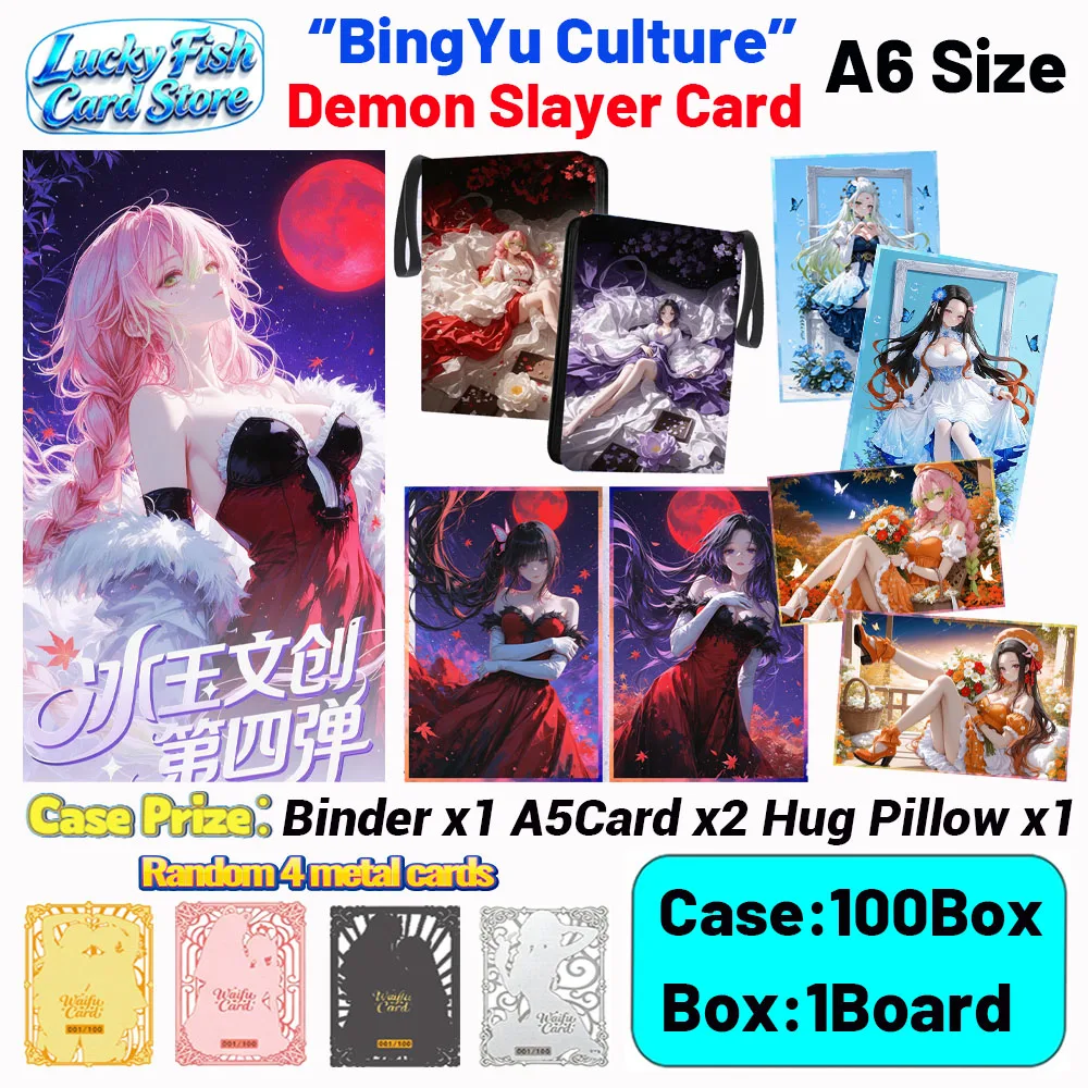 Wholesale 2026 New BingYu Wave 4 Creative Studio Demon Slayer Cards A6 Size Boards Anime Collectibles Character Fan Gifts
Wholesale 2026 New BingYu Wave 4 Creative Studio Demon Slayer Cards A6 Size Boards Anime Collectibles Character Fan Gifts