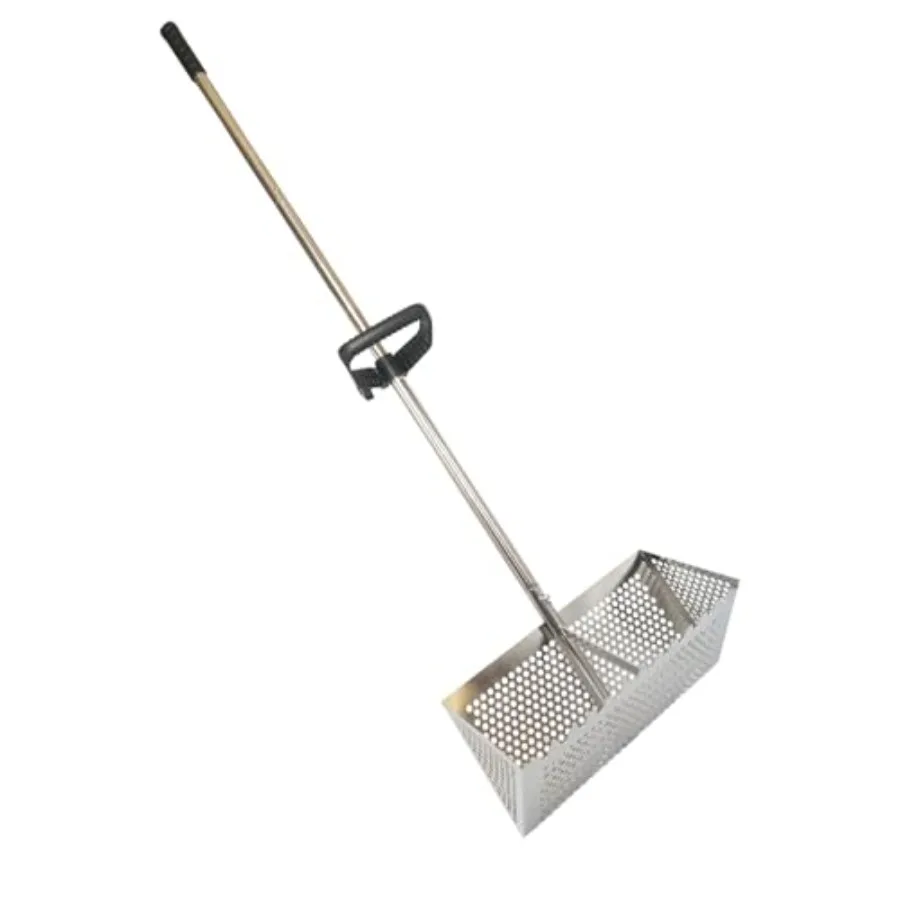 Sand Fleas Rake Stainless Steel Sand Sifter Detachable 47 Inches Long Handle 15.7 Inches Width Basket Sand Crab Catcher with Sh
Sand Fleas Rake Stainless Steel Sand Sifter Detachable 47 Inches Long Handle 15.7 Inches Width Basket Sand Crab Catcher with Sh