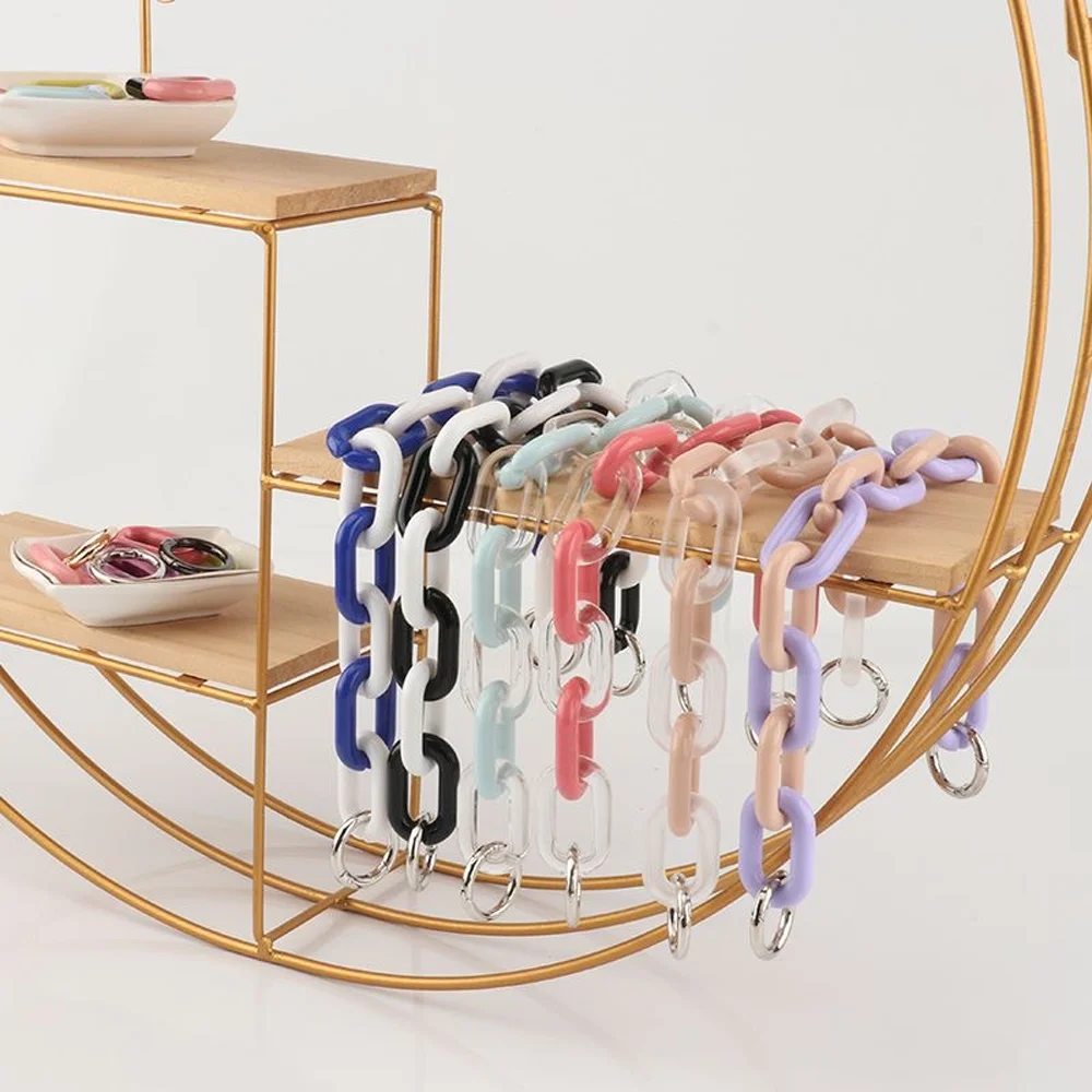 100/120CM Chain Hand Colored Acrylic Chain Short Chain Bag Strap Handbag Chain Can Be Single Shoulder Crossbody Shoulder Strap
100/120CM Chain Hand Colored Acrylic Chain Short Chain Bag Strap Handbag Chain Can Be Single Shoulder Crossbody Shoulder Strap
