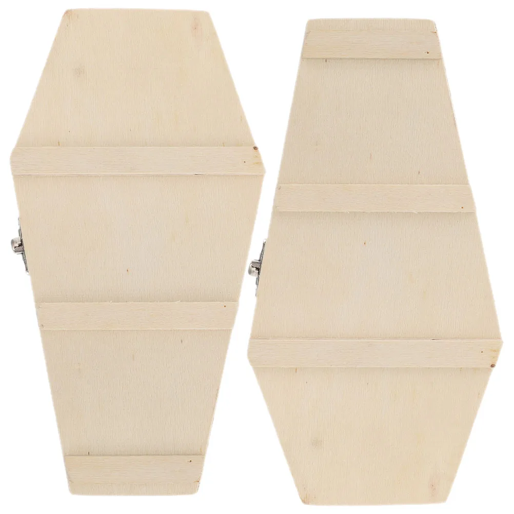 2pcs Wooden Gift Box Halloween Coffin Props Treat Lids Natural Goodie Boxes Decorative Party Favors Container
2pcs Wooden Gift Box Halloween Coffin Props Treat Lids Natural Goodie Boxes Decorative Party Favors Container