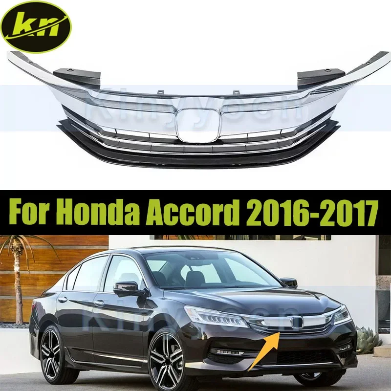 USA Version Car Front Bumper Hood Grille For Honda Accord 2016-2017 Front Bumper Upper Grille
USA Version Car Front Bumper Hood Grille For Honda Accord 2016-2017 Front Bumper Upper Grille