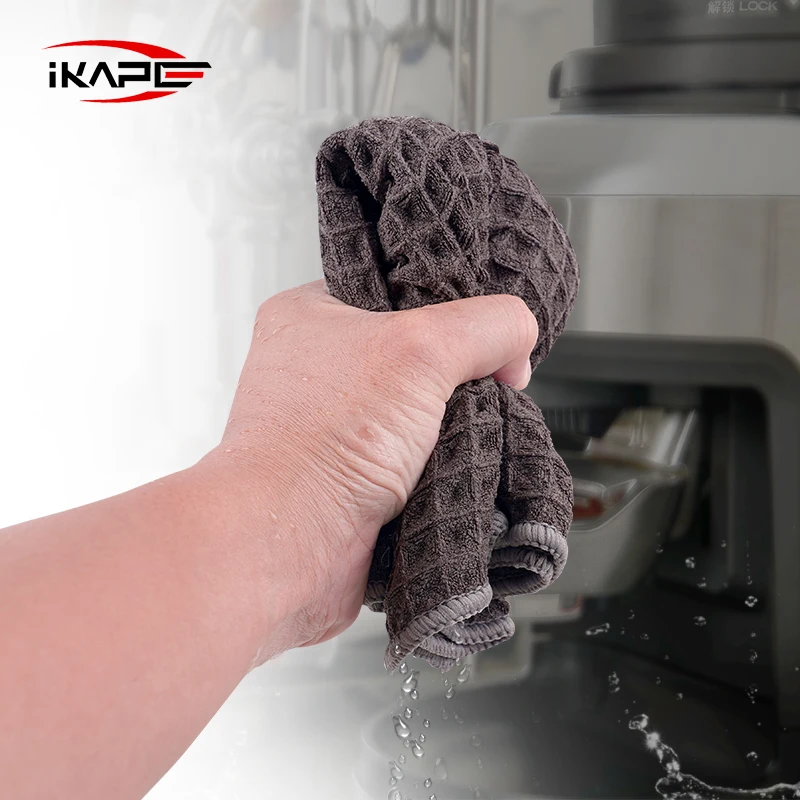 IKAPE Absorbent Microfiber Coffee Bar Cleaning Towels (3-Pack)–Ideal for Home Barista Steam Wand, Filter & Surface Care Cleaning
IKAPE Absorbent Microfiber Coffee Bar Cleaning Towels (3-Pack)–Ideal for Home Barista Steam Wand, Filter & Surface Care Cleaning