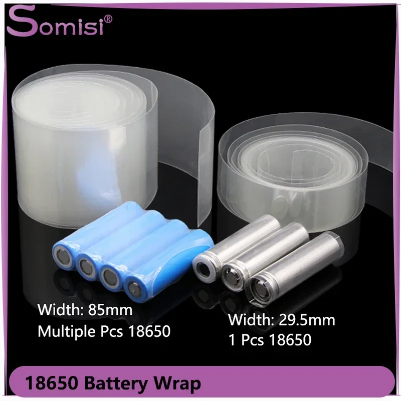 2/5/10/50m Heat Shrink Wrap 18650 Pack 85mm PVC Insulated Film Wrap Protection Case Wire Shrink Tube Lithium Battery Wraps 18650
2/5/10/50m Heat Shrink Wrap 18650 Pack 85mm PVC Insulated Film Wrap Protection Case Wire Shrink Tube Lithium Battery Wraps 18650