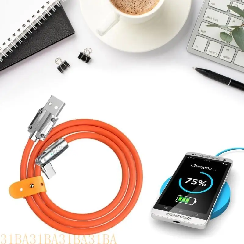 652F 120W USB to USB C Cable Type C Fast Charging Cable for Cellphone Tablet USB Type C Elbow Cable
652F 120W USB to USB C Cable Type C Fast Charging Cable for Cellphone Tablet USB Type C Elbow Cable