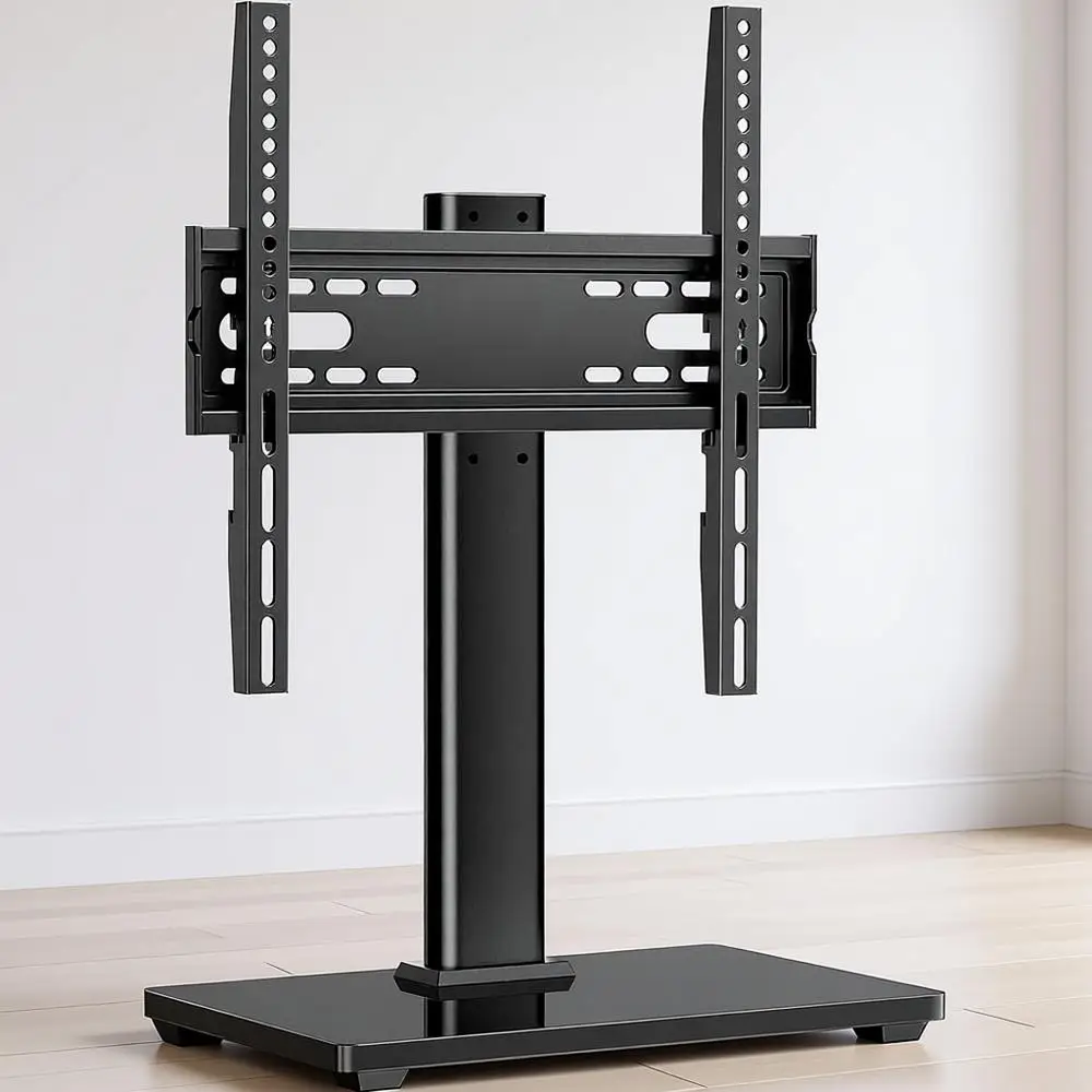 Настольная подставка для телевизоров и мониторов с диагональю 32-60 дюймов, регулируемая по высоте, выдерживает до 88 фунтов, основание из закаленного стекла, VESA 400x400 мм.
Настольная подставка для телевизоров и мониторов с диагональю 32-60 дюймов, регулируемая по высоте, выдерживает до 88 фунтов, основание из закаленного стекла, VESA 400x400 мм.