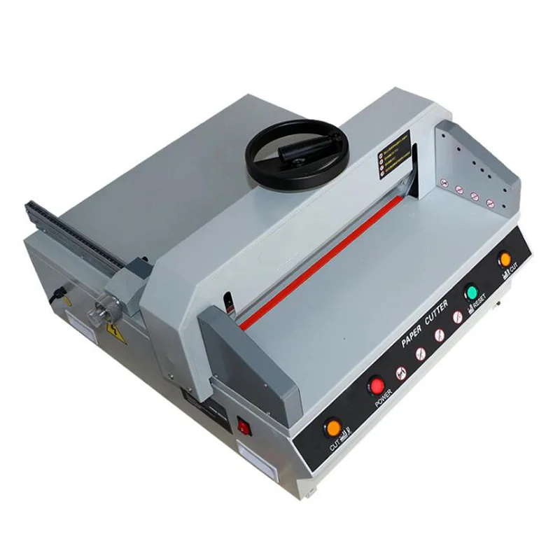 450DG Desktop Manual Clamp A3 A4 Electric Paper Cutting Machine
450DG Desktop Manual Clamp A3 A4 Electric Paper Cutting Machine