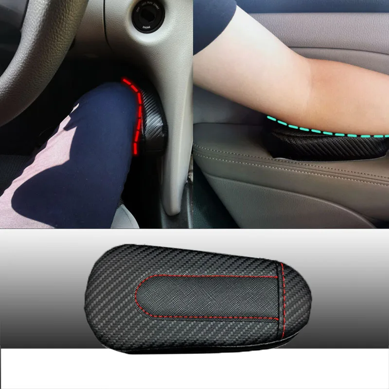Carbon Fiber Pu Leather Knee Pad Armrest Car Interior Cushion Memory Foam Cotton Leg Pad Thigh Knee Support Car Accessories
Carbon Fiber Pu Leather Knee Pad Armrest Car Interior Cushion Memory Foam Cotton Leg Pad Thigh Knee Support Car Accessories