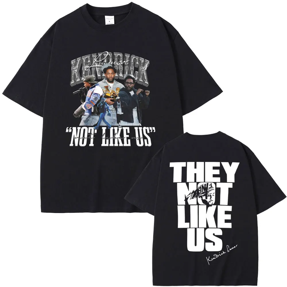 Rapper Kendrick Lamar They Not Like Us Double Sided Print T-shirt Men Women Hip Hop Oversized Street Crewneck Short Sleeve Tees
Rapper Kendrick Lamar They Not Like Us Double Sided Print T-shirt Men Women Hip Hop Oversized Street Crewneck Short Sleeve Tees