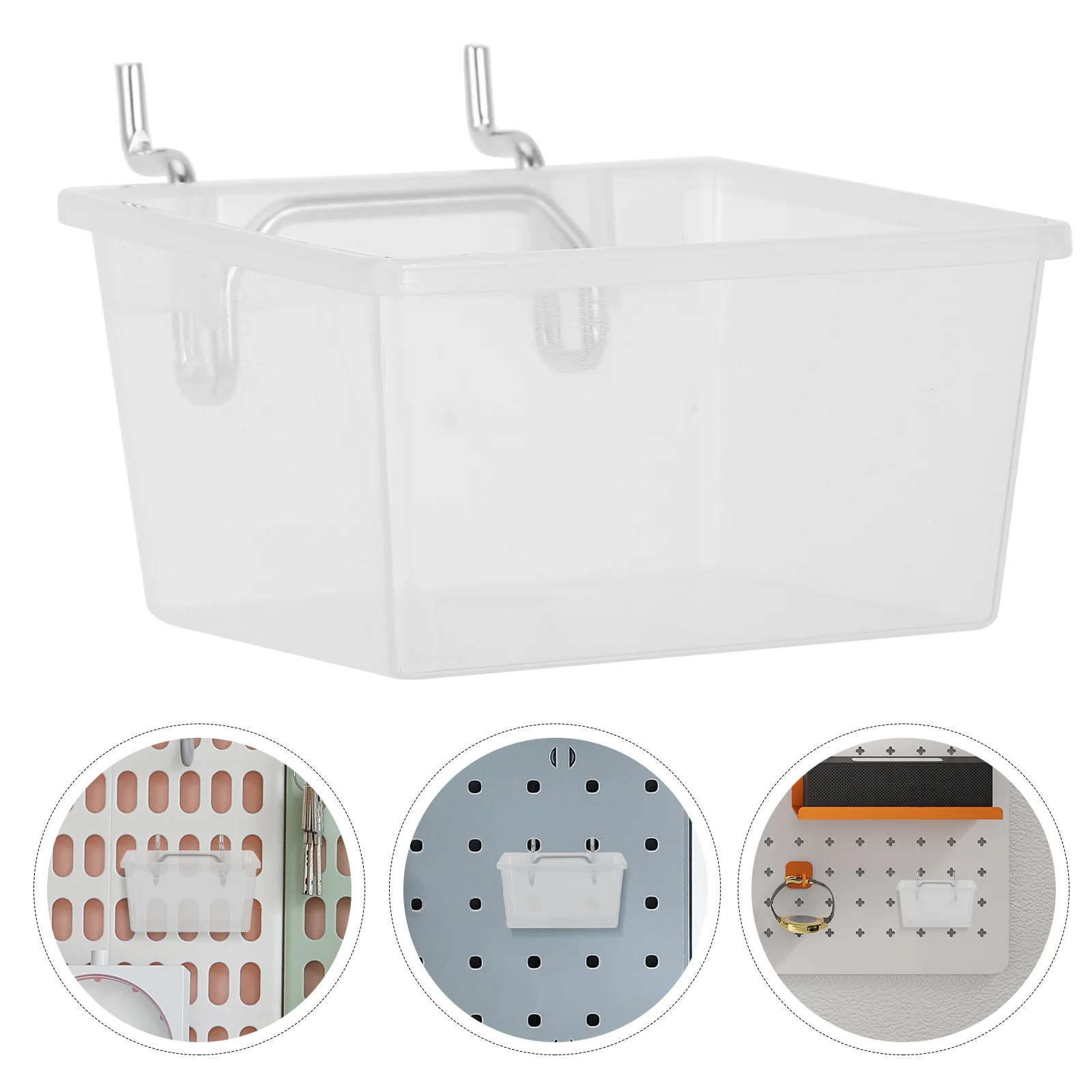 6 Pcs Perforated Board Storage Box Pegboard Baskets Bins Component Garage Kit Accessories Abs ganiser Hardware ganizer
6 Pcs Perforated Board Storage Box Pegboard Baskets Bins Component Garage Kit Accessories Abs ganiser Hardware ganizer