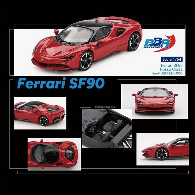 BBR 1:64 Ferrari SF90 Rosso Corsa литая под давлением диорама модель автомобиля коллекция игрушек 
BBR 1:64 Ferrari SF90 Rosso Corsa литая под давлением диорама модель автомобиля коллекция игрушек