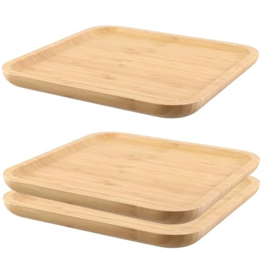 3 PCS 10 Inch Bamboo Tray Serving Platter Food Serving Saucer Cheese Plate Plant Tray for Coffee Tea Fruit Plant Pot
3 PCS 10 Inch Bamboo Tray Serving Platter Food Serving Saucer Cheese Plate Plant Tray for Coffee Tea Fruit Plant Pot