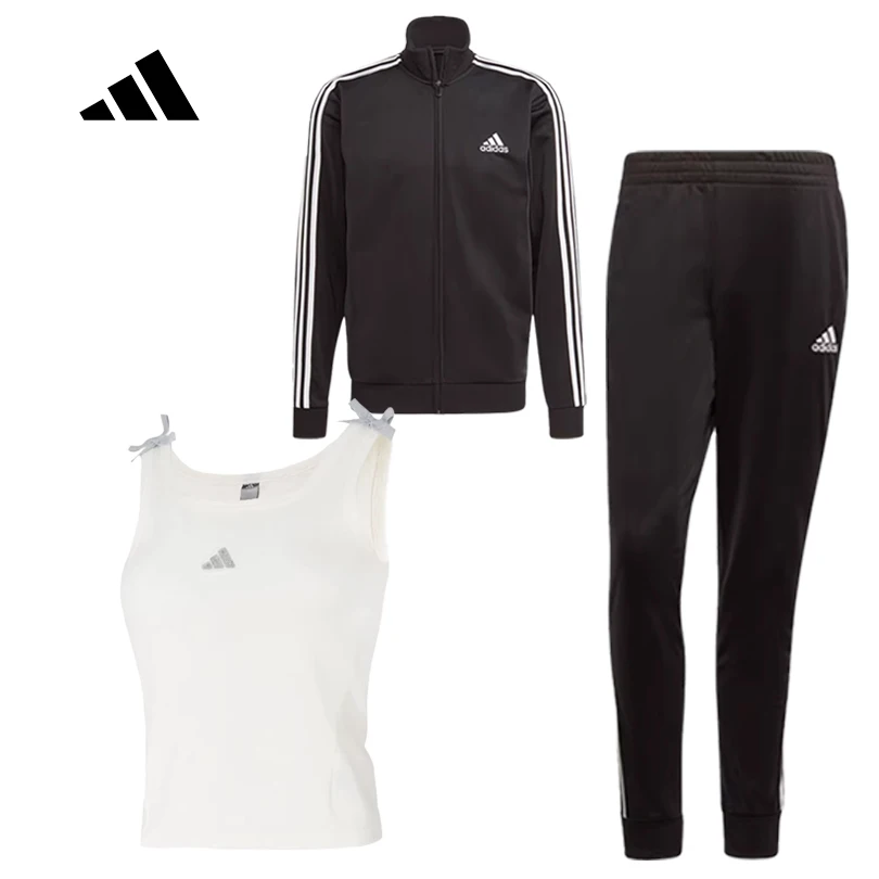 Adidas Women's Slim Sleeveless Sports Vest + Unisex Stand Collar Casual Tracksuit Set KS0043 GK9651
Adidas Women's Slim Sleeveless Sports Vest + Unisex Stand Collar Casual Tracksuit Set KS0043 GK9651