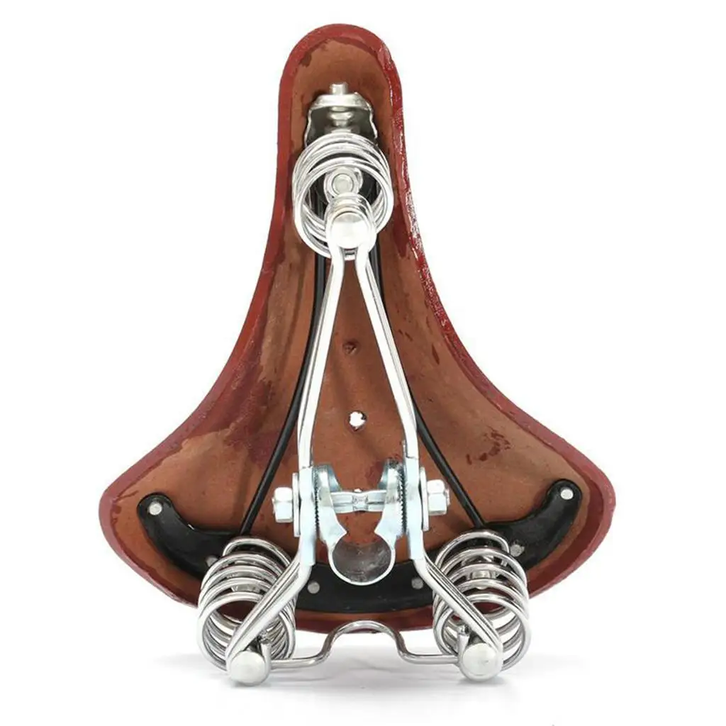 Wide Brown Vintage Style Bike Seat Breathable Shock Absorbing Spring Saddle for Road Mountain Bicycle Parts
Wide Brown Vintage Style Bike Seat Breathable Shock Absorbing Spring Saddle for Road Mountain Bicycle Parts
