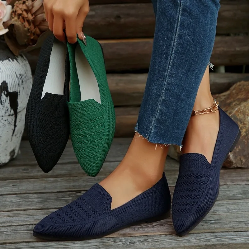 Women Flats Solid Color Square Toe Mesh Loafers ShallowShoes Soft Bottom Knit Ballet Flats Shoes Casual Slip on Boat Shoes
Women Flats Solid Color Square Toe Mesh Loafers ShallowShoes Soft Bottom Knit Ballet Flats Shoes Casual Slip on Boat Shoes