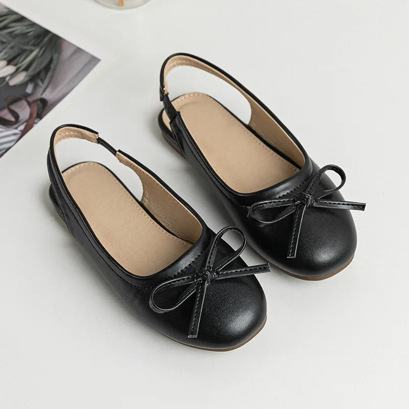 Children's Flats Girl Summer Half Dragged Princess Shoes Students Bowknot Single Child Cream-colored Casual Shoes
Children's Flats Girl Summer Half Dragged Princess Shoes Students Bowknot Single Child Cream-colored Casual Shoes