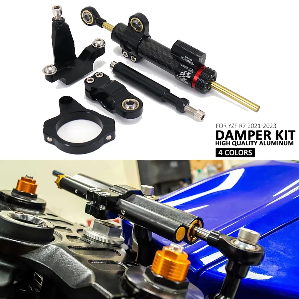 New YZF R7 Steering Stabilize Damper Bracket Mount Motorcycle Accessories FOR YAMAHA Yzf R7 2021 2022 2023
New YZF R7 Steering Stabilize Damper Bracket Mount Motorcycle Accessories FOR YAMAHA Yzf R7 2021 2022 2023