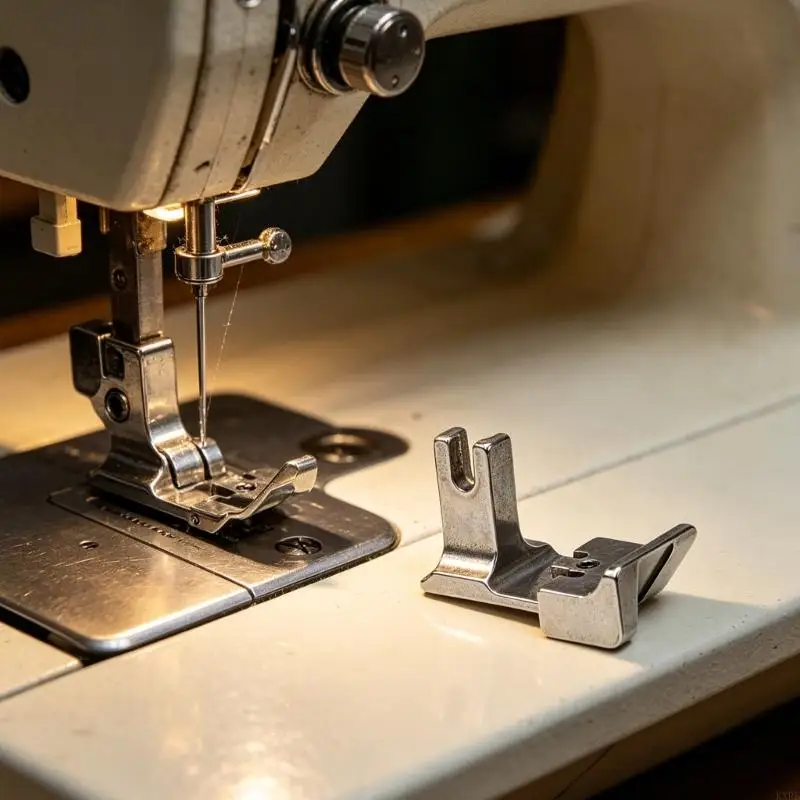 Sturdy Steel Presser Foot for Flatbed Sewing Machines Extended Designs Improved Cloth Stability Expert Tailoring KXRE
Sturdy Steel Presser Foot for Flatbed Sewing Machines Extended Designs Improved Cloth Stability Expert Tailoring KXRE