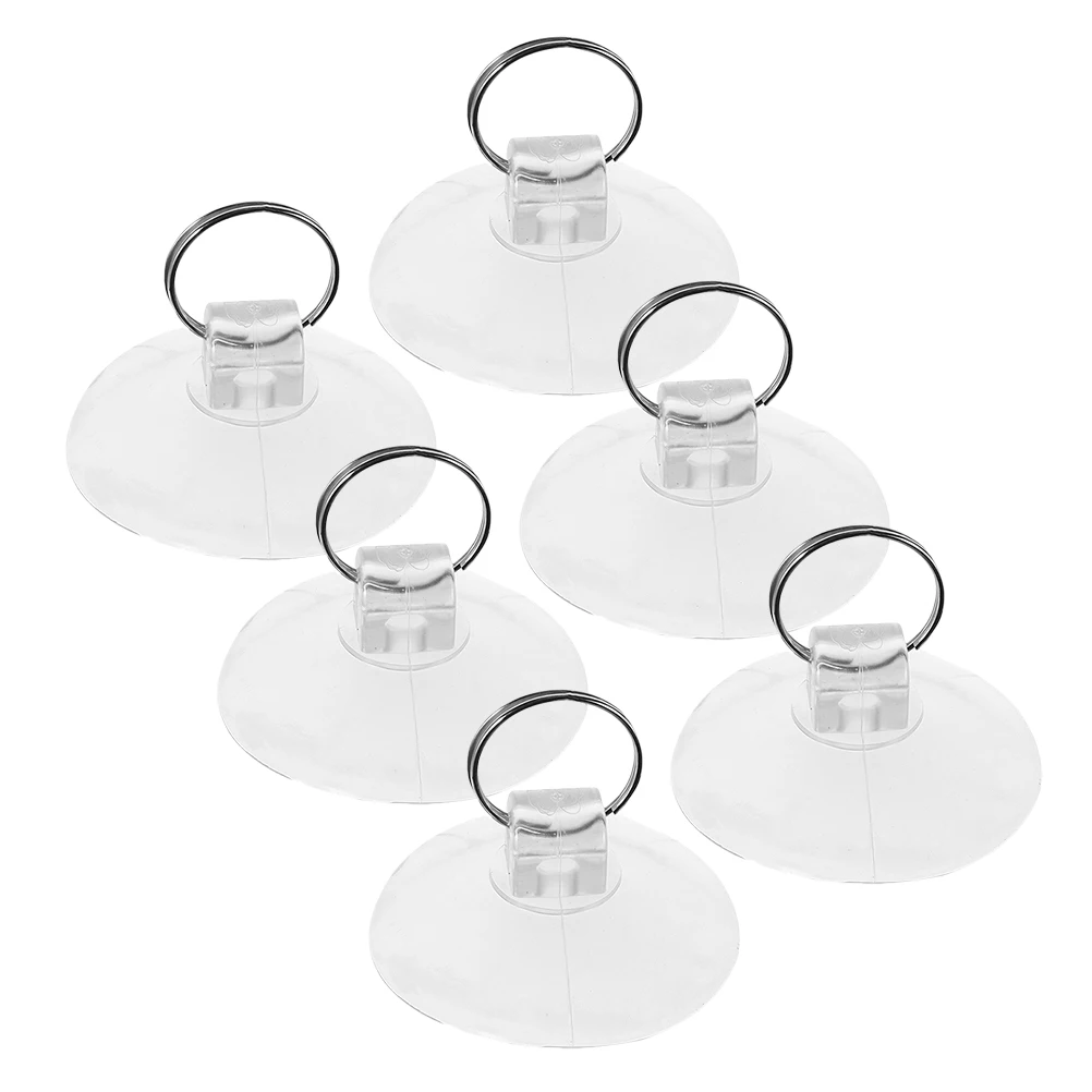 6pcs Suction Cups Hooks Clear Glass Transparent For Keys Tiles Windows Bathroom Kitchen Office Home Wall No Trace Strong Hold
6pcs Suction Cups Hooks Clear Glass Transparent For Keys Tiles Windows Bathroom Kitchen Office Home Wall No Trace Strong Hold