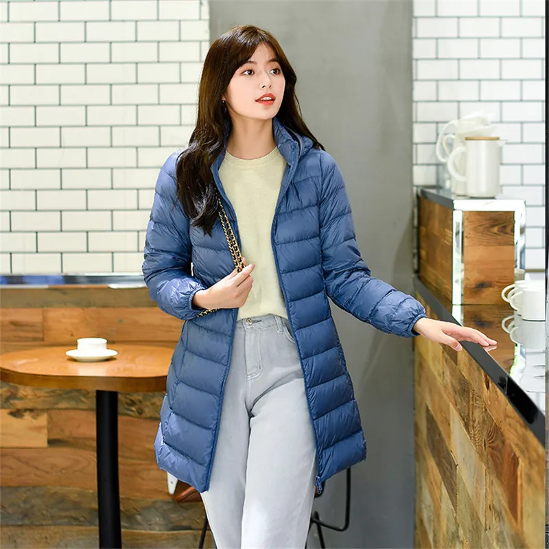 Hat Detachable Hooded Down Coat Autumn Winter Women Light White Duck Down Jacket Parkas Female Warm Long Bigsize Puffer Outwears
Hat Detachable Hooded Down Coat Autumn Winter Women Light White Duck Down Jacket Parkas Female Warm Long Bigsize Puffer Outwears