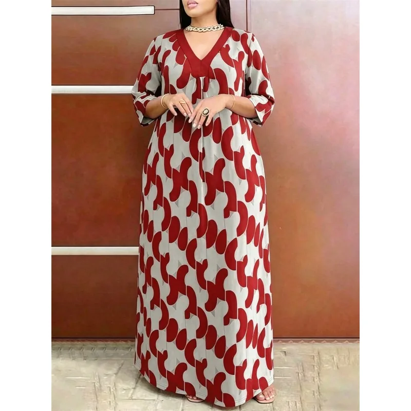 Summer African Printed Dress Women Casual Tassels V Neck Half Sleeve Loose Fit Party Club Long Maxi Dress Women
Summer African Printed Dress Women Casual Tassels V Neck Half Sleeve Loose Fit Party Club Long Maxi Dress Women