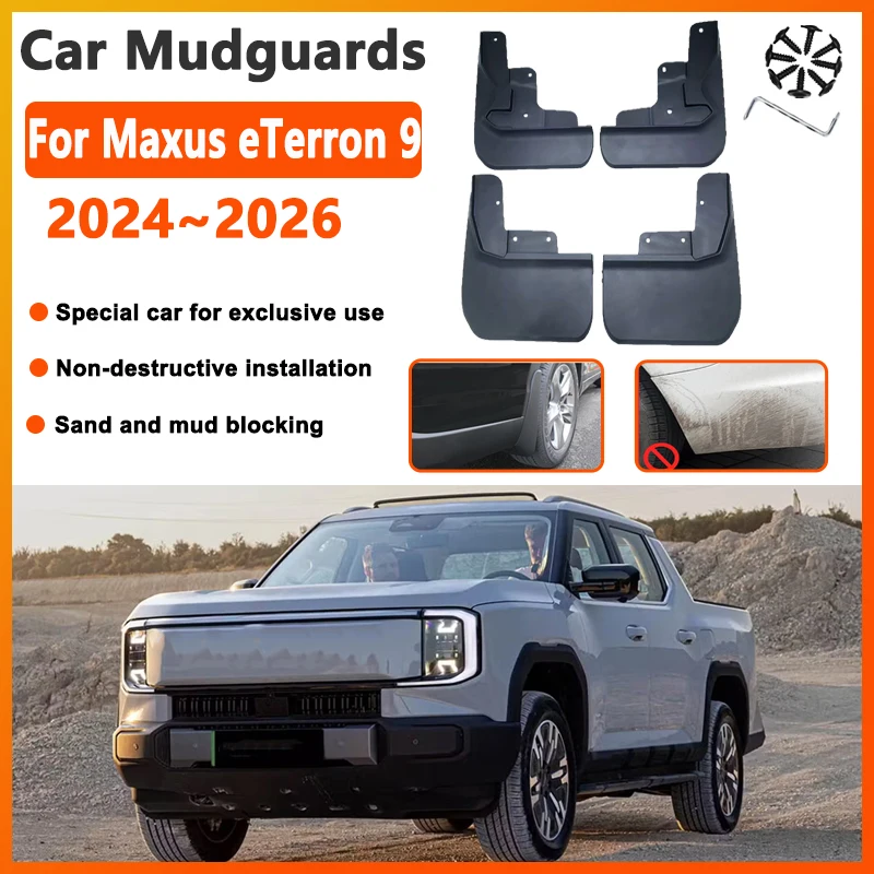 Car Mudflaps For LDV Maxus eTerron 9 MG U9 2024 2025 2026 Mud Flaps Anti-splash Mudguards Splash Guard Fender Parts Splashguard
Car Mudflaps For LDV Maxus eTerron 9 MG U9 2024 2025 2026 Mud Flaps Anti-splash Mudguards Splash Guard Fender Parts Splashguard