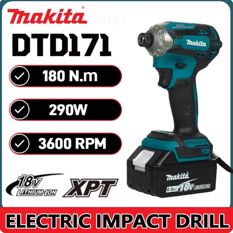 Makita DTD171 new wrench set Impact driver 18V BL motor Bare tool unit Brushless impact driver 18V brushless wireless impact dri
Makita DTD171 new wrench set Impact driver 18V BL motor Bare tool unit Brushless impact driver 18V brushless wireless impact dri
